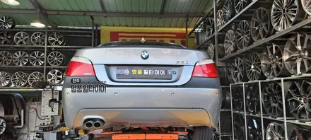 전주휠 광주휠 대전휠 BMW 530i- 740Li 블랙크롬 18인치 순정휠 교체 후기 / 전주시 덕진구