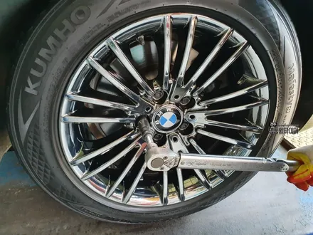 BMW 휠복원 : 520D 17인치휠 자동차휠복원수리 (전주광주대전 휠복원 휠도장 휠튜닝 휠수리) / 전주시 덕진구