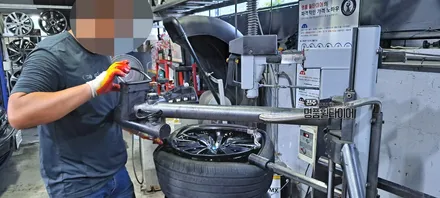 전주휠 광주휠 대전휠 BMW 530i- 740Li 블랙크롬 18인치 순정휠 교체 후기 / 전주시 덕진구