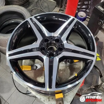 [전주 휠스톰] 벤츠 S클래스 AMG W221 19인치휠 블랙폴리쉬 복원 휠교체 장착 후기 / 전주시 덕진구