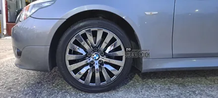 전주휠 광주휠 대전휠 BMW 530i- 740Li 블랙크롬 18인치 순정휠 교체 후기 / 전주시 덕진구
