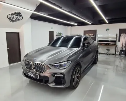 BMW X6 고광택전체랩핑시공,의정부랩핑,포천,남양주랩핑 / 의정부시 민락동