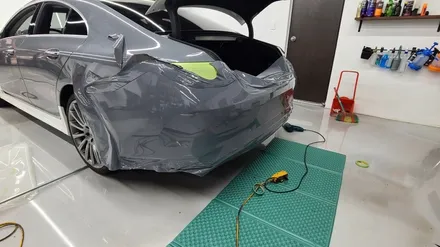 벤츠CLS450에 나르도그레이?! [고광택전체랩핑]의정부랩핑 / 의정부시 민락동