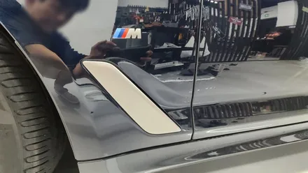 BMW530i 크롬죽이기(BMW크롬죽이기) 시공기[의정부랩핑/노원,도봉랩핑/엠프로랩핑] / 의정부시 민락동
