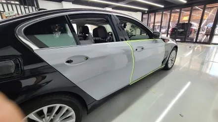 의정부랩핑 BMW 530i 전체랩핑[ft.크롬죽이기/카본부분랩핑] / 의정부시 민락동