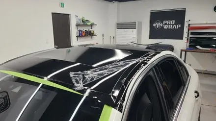 벤츠 E클래스AMG 전체크롬죽이기,루프스킨[의정부랩핑,양주랩핑,포천랩핑,남양주랩핑] / 의정부시 민락동