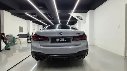 의정부랩핑 BMW 530i 전체랩핑[ft.크롬죽이기/카본부분랩핑] / 의정부시 민락동