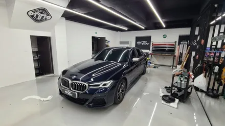 BMW530i 크롬죽이기(BMW크롬죽이기) 시공기[의정부랩핑/노원,도봉랩핑/엠프로랩핑] / 의정부시 민락동