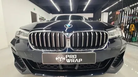 BMW530i 크롬죽이기(BMW크롬죽이기) 시공기[의정부랩핑/노원,도봉랩핑/엠프로랩핑] / 의정부시 민락동