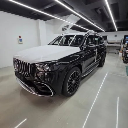 의정부 벤츠 GLS 63 AMG 크롬죽이기,전면부터 루프랙까지 블랙 포인트 완성 / 의정부시 민락동