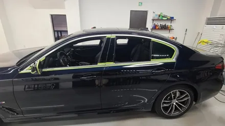 BMW530i 크롬죽이기(BMW크롬죽이기) 시공기[의정부랩핑/노원,도봉랩핑/엠프로랩핑] / 의정부시 민락동