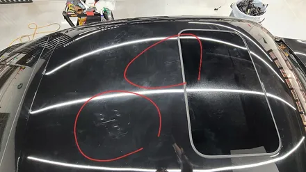 벤츠GLC루프스킨 제거하기! 숨어있는스크레치??[의정부랩핑,엠프로랩핑] / 의정부시 민락동