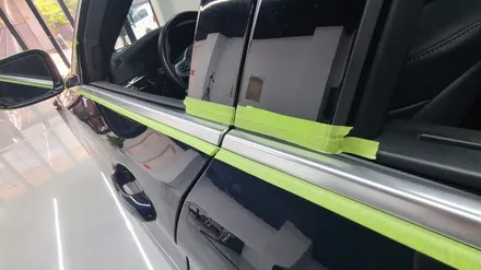 BMW530i 크롬죽이기(BMW크롬죽이기) 시공기[의정부랩핑/노원,도봉랩핑/엠프로랩핑] / 의정부시 민락동