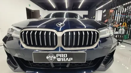 BMW530i 크롬죽이기(BMW크롬죽이기) 시공기[의정부랩핑/노원,도봉랩핑/엠프로랩핑] / 의정부시 민락동