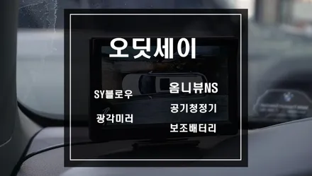 오딧세이 어라운드뷰 옴니뷰NS 아이퓨리 공기청정기 SY블로우 광각미러 차량용 보조배터리 셀링크 작업 / 서울 서초, 반포, 강남