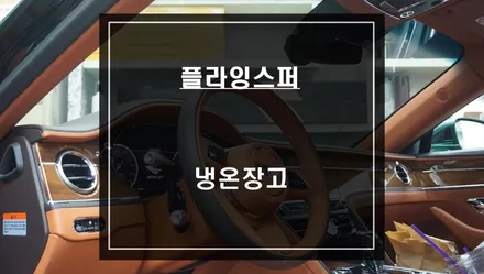 벤틀리 플라잉스퍼 스키스루 자리에 매립되는 모토모 냉온장고 매립과 헤드레스트 탈거 작업. / 서울 서초, 반포, 강남