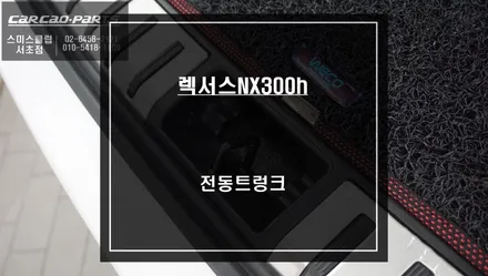 렉서스NX300h차량 트렁크를 열고 닫을때 편리하게 사용할 수 있는 전동트렁크 편의옵션 튜닝. / 서울 서초, 반포, 강남