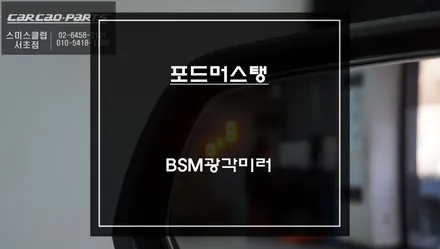 7세대 포드 머스탱 넓은 시야를 신세계를 볼 수 있는 순정금형 방식 BSM광각미러 교체 작업. / 서울 서초, 반포, 강남