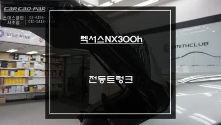 렉서스NX300h차량 순정 전동트렁크 쇼바 불량으로 교환 장착. / 서초구 서초동