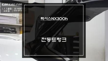 렉서스NX300h차량 순정 전동트렁크 쇼바 불량으로 그동안 불편했던 부분을 해소하다. / 서초구 서초동