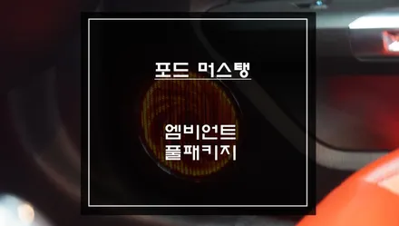 [공지] 포드 머스탱 S엠비언트라이트 시공 실내 감성을 완성하는 카카오파츠 커스텀 튜닝 후기 / 서초구 서초동