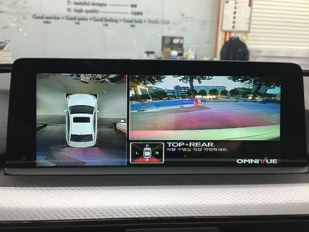 신형 BMW320I차량에 현존 최고의 스펙 아이나비X1 CUBE네비와 사각지대를 한눈에 파악할 수 있는 360도 옴니뷰NS 순정모니터 연동하기. / 서초구 서초동