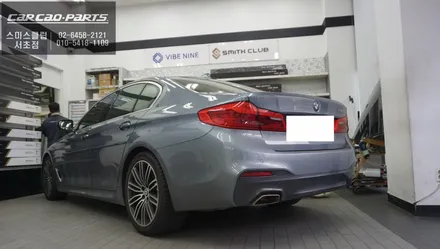 BMW530I ID6차량 순정 모니터에 최적화된 큐로이엑스 셋탑 시공으로 다양한 어플 구현 가능. / 서울 서초, 반포, 강남