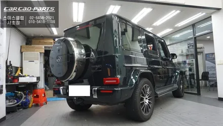 벤츠 지바겐[G400]도어를 당겨주는 고스트도어 기능과 편리한 승하차를 위한 전동사이드스텝 장착. / 서초구 서초동