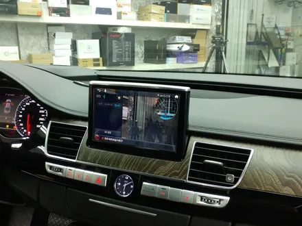 AUDI A8 HDMI 고해상도 아이나비X1 CUBE 셋탑형 순정터치 연동. / 서초구 서초동