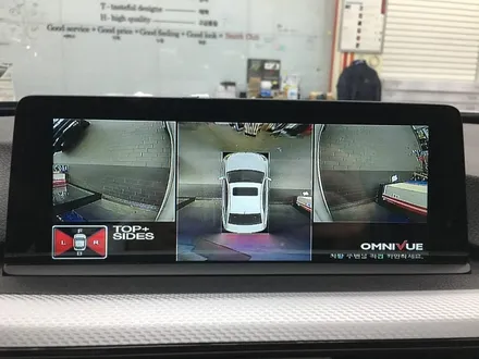 신형 BMW320I차량에 현존 최고의 스펙 아이나비X1 CUBE네비와 사각지대를 한눈에 파악할 수 있는 360도 옴니뷰NS 순정모니터 연동하기. / 서초구 서초동