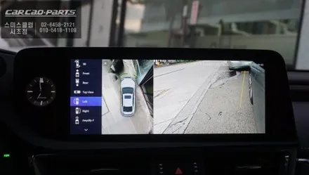 7.5세대 렉서스ES300h차량 터치 연동과 고화질 연동! 순정다운 시스템을 자랑하는 3D어라운드뷰. / 서울 서초, 반포, 강남