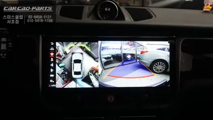 포르쉐 마칸차량 다양한 편의성으로 무장한 12.3인치 안드로이드 올인원 제품과 3D어라운드뷰 시스템 장착. / 서초구 서초동