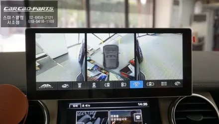 디스커버리4차량 국산QAS-10안드로이드 모니터와 충돌 사고 예방을 위한 3D어라운드뷰와 광각미러 장착. / 서초구 서초동