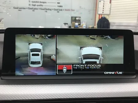 신형 BMW320I차량에 현존 최고의 스펙 아이나비X1 CUBE네비와 사각지대를 한눈에 파악할 수 있는 360도 옴니뷰NS 순정모니터 연동하기. / 서초구 서초동