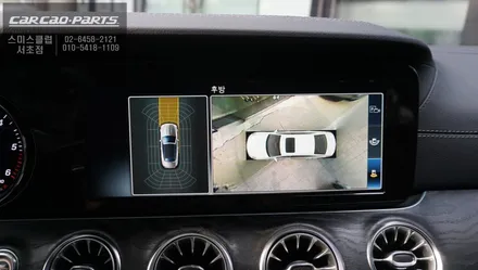 벤츠 E220d 차량에 어라운드뷰 시스템 옴니뷰NS 작업으로 순정처럼 어라운드뷰 기능을 누리자 / 서울 서초, 반포, 강남