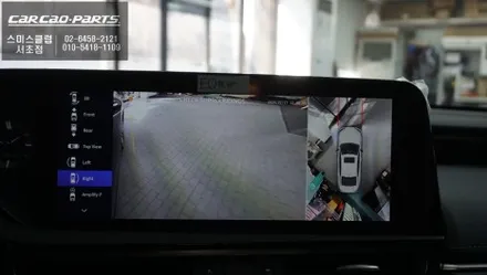 신차 렉서스ES300h차량 고화질 연동되는 순정다운 3D어라운드뷰 옵션과 넷플릭스, 유투브 볼 수 있는 와글미디어 캐스트 솔루션. / 서울 서초, 반포, 강남