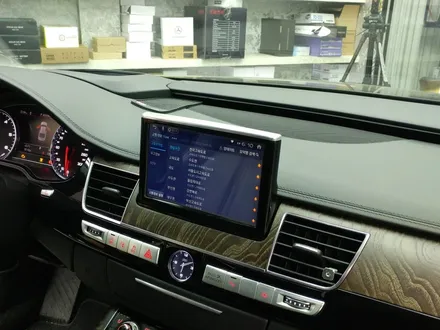 AUDI A8 HDMI 고해상도 아이나비X1 CUBE 셋탑형 순정터치 연동. / 서초구 서초동