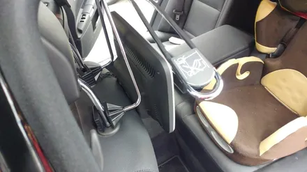 Benz S550차량에 아틀란3D맵이 탑재가 된 A클래스셋탑3 제품과 큐리어슬림 리어모니터 멀티미디어 구축!!! / 서초구 서초동