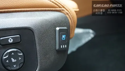 BMW X4 차량에 조수석 워크인 시스템, 통풍시트, 공기청정기 작업 / 서울 서초, 반포, 강남