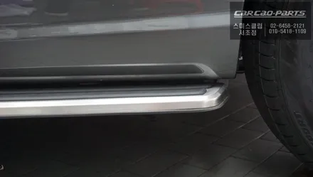 아우디 Q7 뒷좌석 모니터 리어모니터 X10과 고정형 사이드스텝 작업 / 서울 서초, 반포, 강남