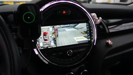 2017년식 BMW MINI NBT사양 고화질 연동되는 슈퍼뷰 어라운드뷰 시공과 4구 전방센서 시공하기. / 서울 서초, 반포, 강남
