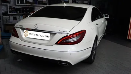 벤츠 CLS250d 순정엠비언트라이트보다 3배는 밝은 가변식 RGB 엠비언트라이트 튜닝과 벤츠 로고 도어램프로 화려하게 변신 / 서울 서초, 반포, 강남