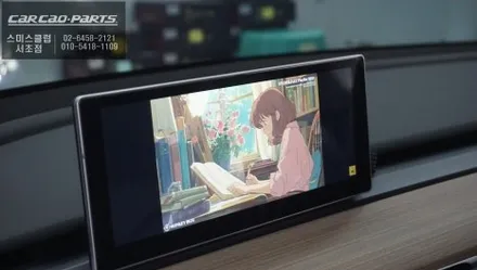 테슬라 모델Y차량 10.25인치 와이드 안드로이드QAS-10모니터와 3D어라운드뷰 콜라보 장착. / 서초구 서초동