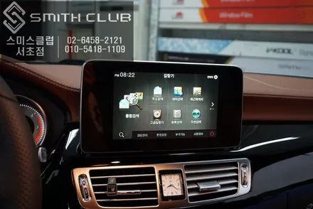 Benz CLS250D RGB엠비언트라이트 튜닝및 아틀란3D맵이 탑재가 된 BF600G 네비게이션 연동. / 서울 서초, 반포, 강남