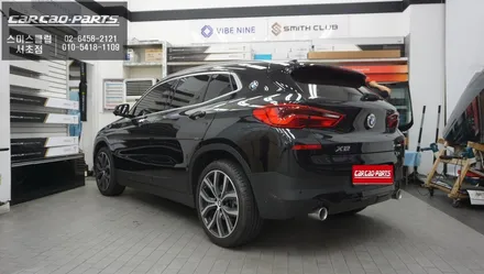 BMW X2차량 프리미엄 S-VUE<슈퍼뷰> 주차옵션과 후측방 장애물을 감지하는 측후방센서 안전옵션 튜닝. / 서울 서초, 반포, 강남