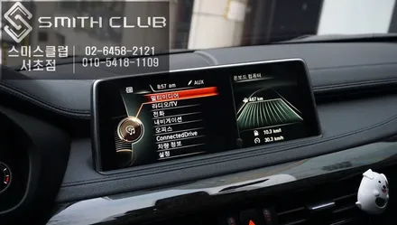 BMW X6차량 스마트폰 영상을 순정모니터에 볼 수 있는 \