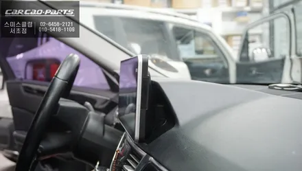 구형 벤츠E200차량 12.3인치 모니터 업그레이드 후 M2C-200A PLUS 셋탑과 S-VUE어라운드뷰 시공하기. / 서울 서초, 반포, 강남