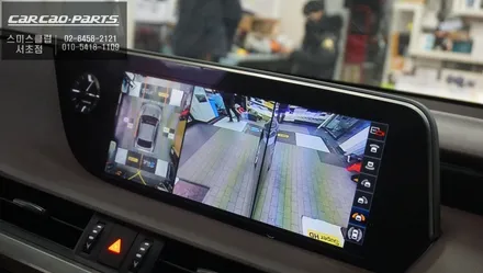 렉서스ES300h차량 순정 모니터와 고화질 연동과 4채널 영상 녹화가 가능한 S-VUE<슈퍼뷰> 어라운드뷰 추천. / 서울 서초, 반포, 강남