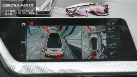 2022년 BMW118D차량 순정 모니터와 고화질 연동과 터치제어및 조그연동이 가능한 3D플러스뷰 주차옵션 튜닝. / 서울 서초, 반포, 강남