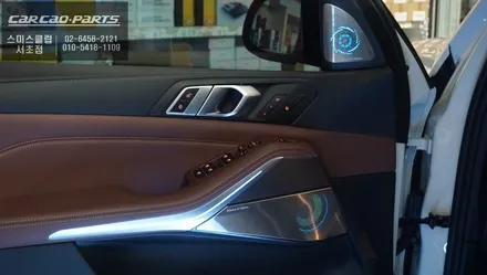 BMW X5차량 AVI BM-100스피커 튜닝과 훼오리LED커버 패키지 인기아이템 튜닝작업. / 서울 서초, 반포, 강남